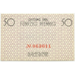 Getto Łódź, 50 fenigów 1940, numerator typ I, PMG 64