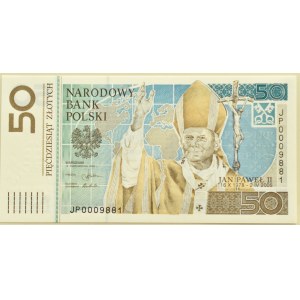 Poland, John Paul II, 50 zloty 2006, Warsaw, UNC, LOW NUMBER!