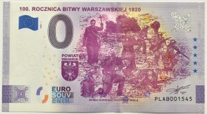 Poland, 0 Euro 2020, 100th Anniversary of the Battle of Warsaw, UNC