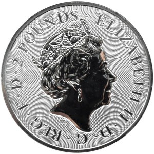 United Kingdom, £2 2020, Legends of music - Queen, Llarisant, UNC