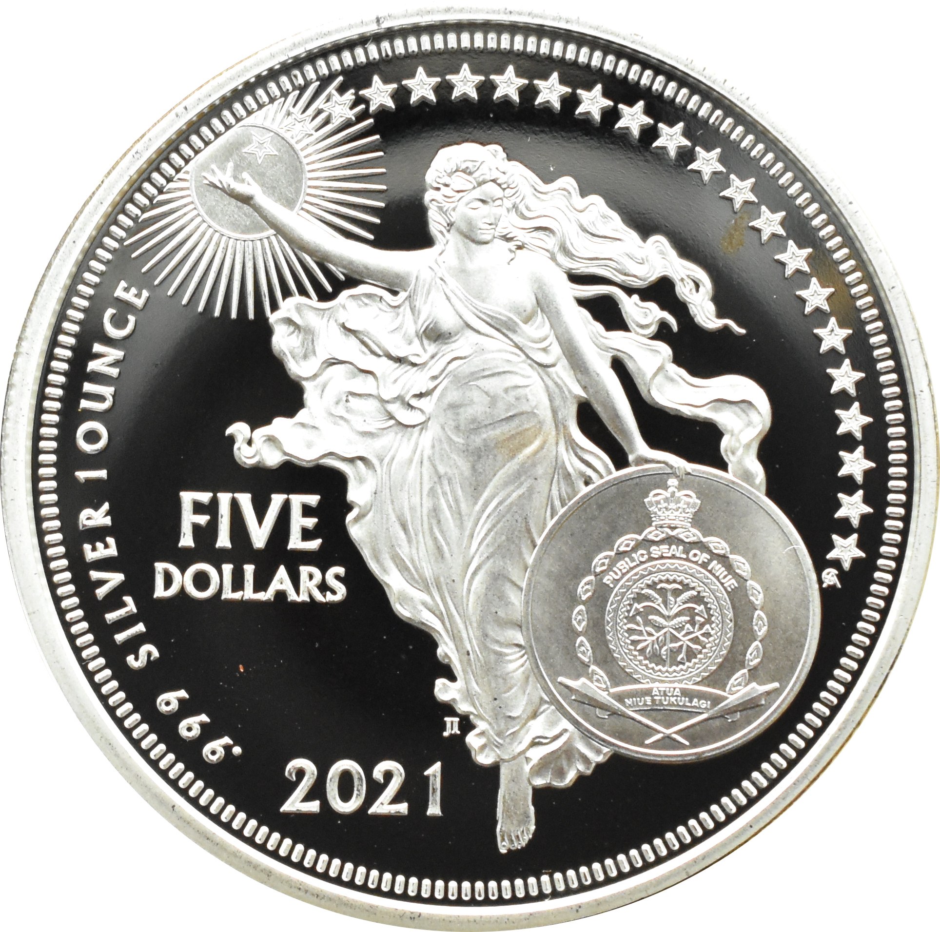Niue Galileusz 5 Dolar w 2021 Wersja Lustrzana RZADKA Aukcja niue-galileusz-5-dolar-w-2021-wersja-lustrzana-rzadka-aukcja