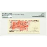 Polska, PRL, L. Waryński, 100 złotych 1975, seria AA, Warszawa, PMG 65 EPQ