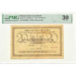 Polska, II RP, T. Kościuszko, 20 marek 1919, seria K, Warszawa, PMG 30, RZADKIE