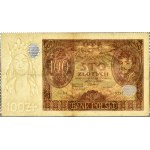 Polska, II RP, 100 złotych 1932, seria AA, PERFORACJA, Kraków, PMG 45