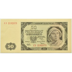 Polska, RP, 50 złotych 1948, seria CI, Warszawa, PMG 65 EPQ
