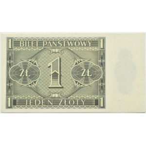 Polska, II RP, B. Chrobry, 1 złoty 1938, seria K, Warszawa, UNC, BARDZO RZADKIE