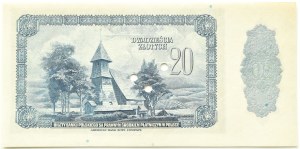Emigracja/USA/ABNCo, 20 złotych 1939, SPECIMEN 00000, UNC