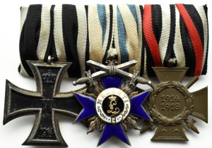 Germany, Prussia, spangled Hindenburg Cross, Iron Cross EK2, BOZB