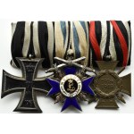 Niemcy, Prusy, szpanga Krzyż Hindenburga, Krzyż Żelazny EK2, BOZB