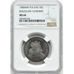 Polska, PRL, Bolesław Chrobry, 50 złotych 1980, NGC MS66
