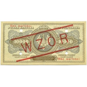 Polska, II RP, 10000 marek 1922, seria A-WZÓR, Warszawa, PMG 35