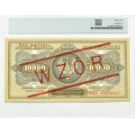 Polska, II RP, 10000 marek 1922, seria A-WZÓR, Warszawa, PMG 35