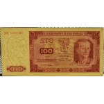 Polska, RP, 100 złotych 1948, seria KR, UNC