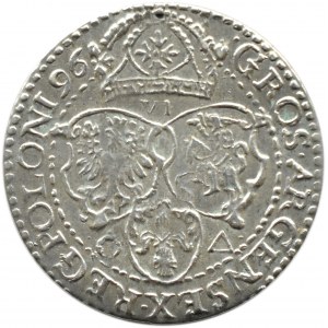 Zygmunt III Waza, szóstak 1596, Malbork, BARDZO ŁADNY