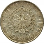 Polska, II RP, Józef Piłsudski, 10 złotych 1938, Warszawa, UNC