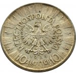 Polska, II RP, Józef Piłsudski, 10 złotych 1938, Warszawa, UNC