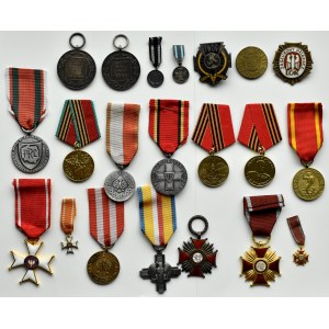 RP, People's Republic of Poland, Set of medals and decorations with documents after Col. T. Wallach