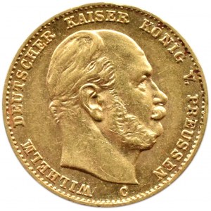 Niemcy, Prusy, Wilhelm I, 10 marek 1875 C, Frankfurt n/ Menem