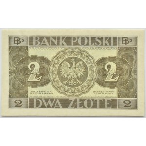 Polska, II RP, 2 złote 1936, bez serii i numeracji, Warszawa, PCG 55