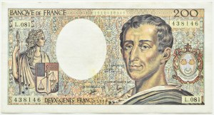 France, Montesquieu, 200 francs 1990, series L.081
