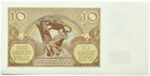 General Government, 10 zloty 1940, N series, Krakow, beautiful
