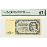 Polska, RP, 20 złotych 1948, seria GW, Warszawa, PMG 67 EPQ