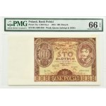 Polska, II RP, 100 złotych 1934, seria BG., Warszawa, PMG 66 EPQ