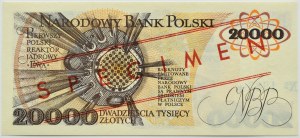 Poland, People's Republic of Poland, M. Skłodowska, 20000 zloty 1989, series A - MODEL No 1983*, Warsaw, UNC