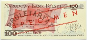 Poland, PRL, L. Waryński, 100 zloty 1979, EU series, MODEL No 2897*, Warsaw, UNC