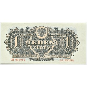 People's Poland, Lublin series, 1 zloty 1944, CH series, UNC
