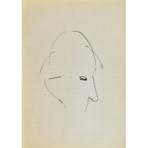 Jerzy PANEK (1918-2001), Hlava zobrazená z pravého profilu, 1963