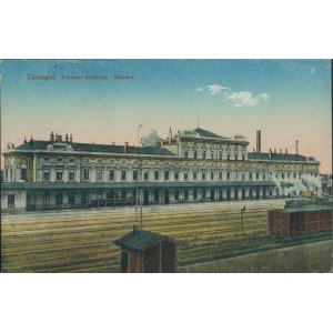 Ternopil - železničná stanica, č. 5, vydavateľstvo Art Publishers, Krakov, 1917,