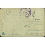 Jaworowy - Erzherzog-Friedrichs-Schutzhaus um Jaworowy 947 m, [hostel stamp], Beskidenvereins, oliv. print, ca. 1915, condition db...,