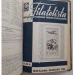 Filatelista.Miesięcznik rocznik 1956 numery 1-12