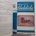 Filatelista.Dwutygodnik rocznik 1958 Numery 1-24