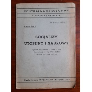 Szaff, Socjalizm utopijny i naukowy