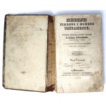 Dzieje Starego i Nowego Testamentu, Warszawa 1837 r.
