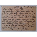 Karta pocztowa wysłana z obozu koncentracyjnego Auschwitz 30.03.1942 r.