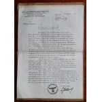 Certificate issued in the name of Siwak Hermine from Lviv