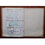 Certificate issued in the name of Siwak Hermine from Lviv
