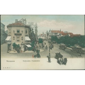 Warszawa - Krakowskie Przedmieście, Wyd. F.B.W. 6, druk czb, podkol., ok. 1900