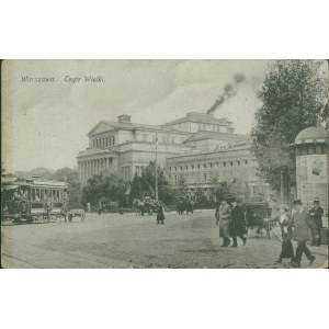 Warszawa - Teatr Wielki, druk. czb., ok. 1915