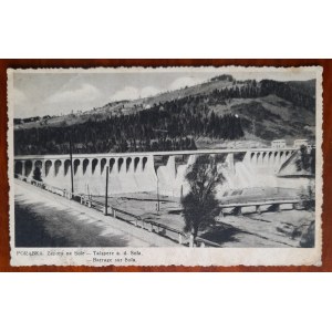 Porąbka.Dam on the Sole River.