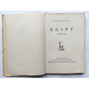 Wężyk, Egipt : obrazy, Kraków 1930 r.