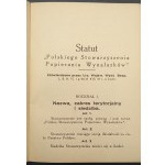 Statut Polskiego Stowarzyszenia Popierania Wynalazków Rok 1933