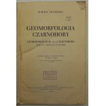 Bohdan Świderski Geomorphologie von Czarnohora mit einer farbigen geomorphologischen Karte im Maßstab 1:25000