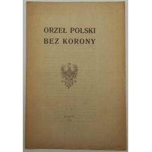 Polish Eagle Without Crown Print from No. 527 of Czas 1919
