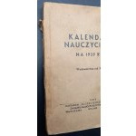 Kalendarz nauczycielski na 1939 rok