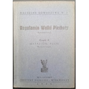 Vorläufige Infanterie-Kampfbestimmungen Teil II (Bataillon, Regiment) 2. Auflage