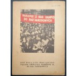 Wybory 1936 Wydawnictwo Łódzkiego Komitetu Frontu Narodowego ENDECJA